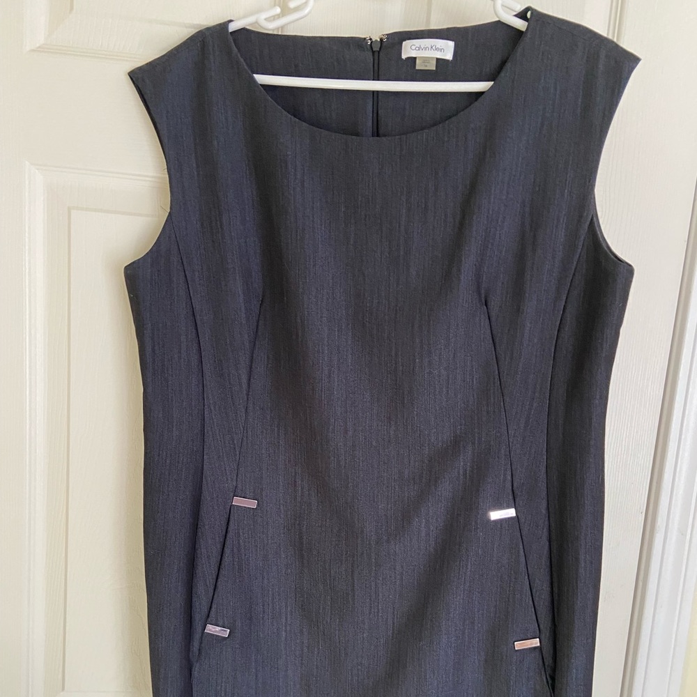 Calvin Klein Denim Sheath Dress